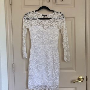 🤍white lace dress🤍